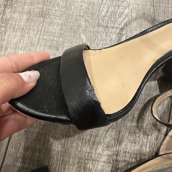 INC International Concepts Kivah Block Heels Open Toe Black Womens‎ Sz 9M - Picture 8 of 11